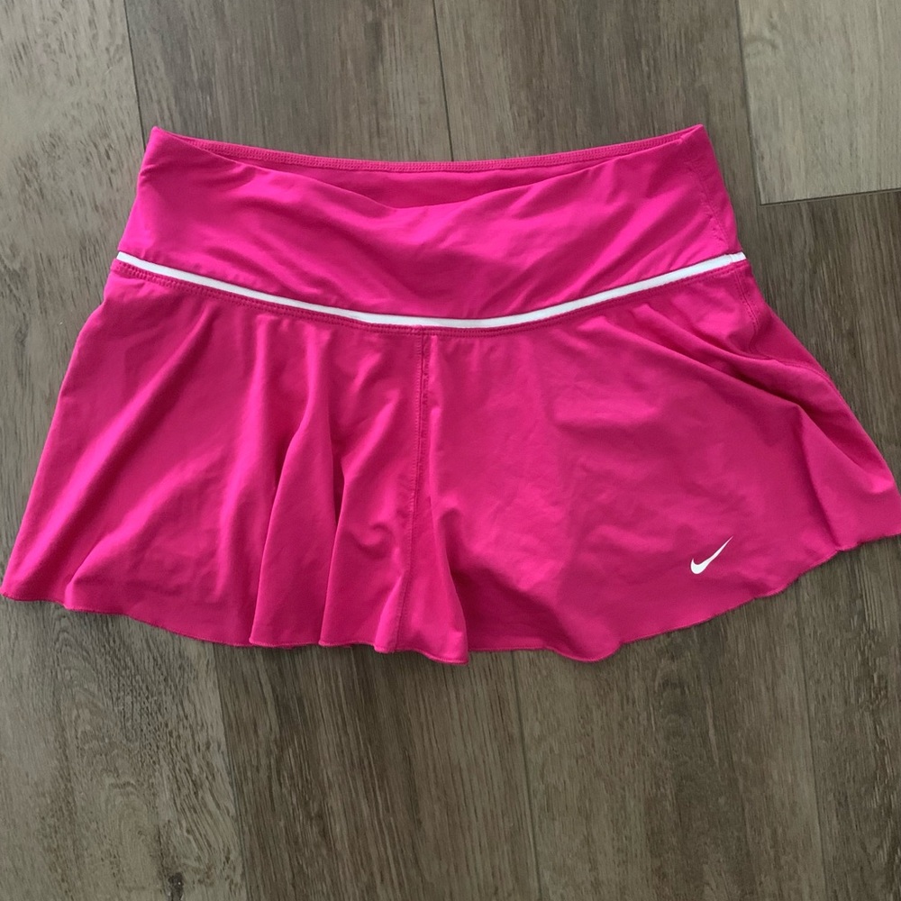 Nike Dri-FIT Flounce Tennis Skirt S - Hot Pink